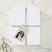 Behandeling van walker Coonhound-schilderijen - Oo Cadeaulabel (Met Touw)