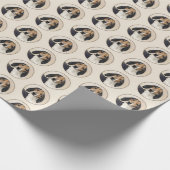 Behandeling van walker Coonhound-schilderijen - Oo Cadeaupapier (Hoek)