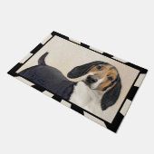 Behandeling van walker Coonhound-schilderijen - Oo Deurmat (Schuin)