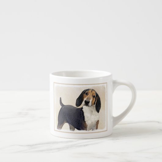 Behandeling van walker Coonhound-schilderijen - Oo Espresso Kop (Rechts)