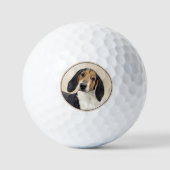 Behandeling van walker Coonhound-schilderijen - Oo Golfballen (Voorkant)