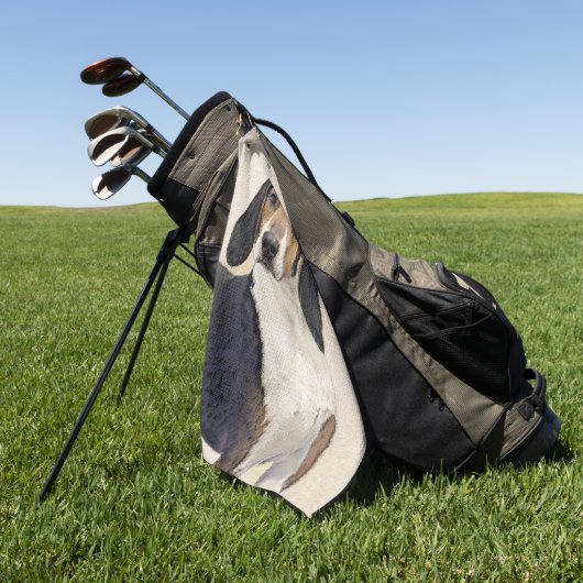 Behandeling van walker Coonhound-schilderijen - Oo Golfhanddoek (Groen)