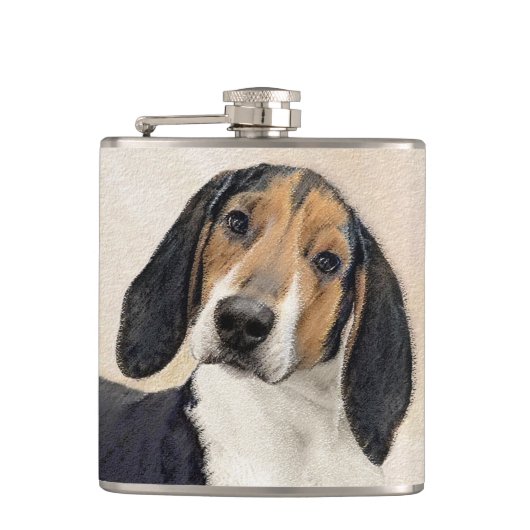 Behandeling van walker Coonhound-schilderijen - Oo Heupfles (Voorkant)