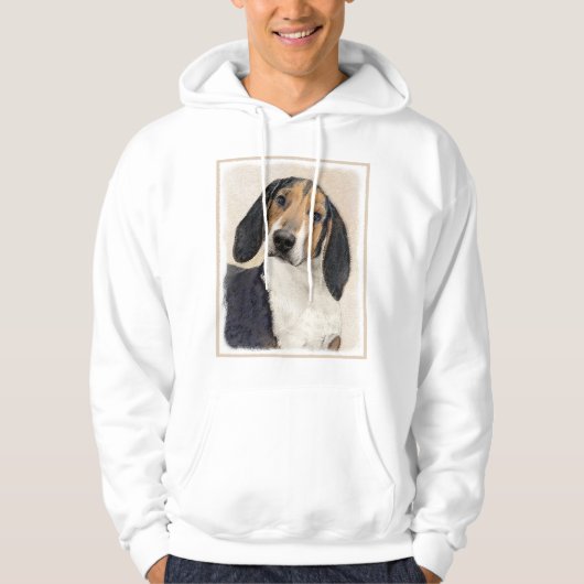 Behandeling van walker Coonhound-schilderijen - Oo Hoodie (Voorkant)