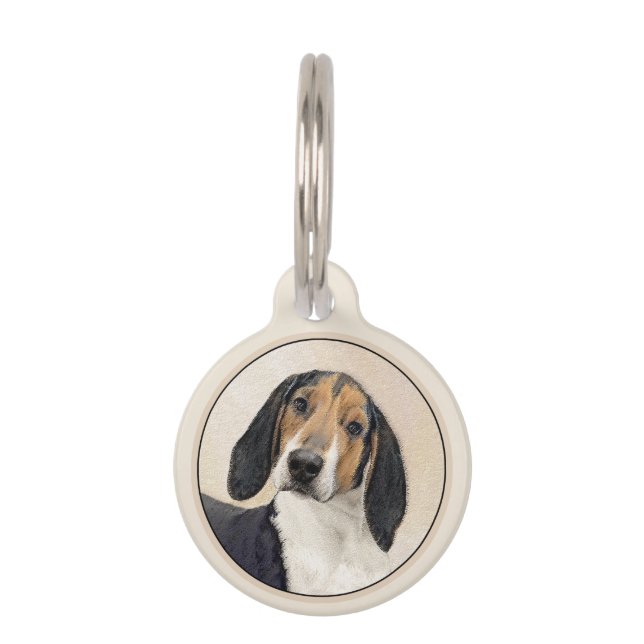 Behandeling van walker Coonhound-schilderijen - Oo Huisdierpenning (Voorkant)