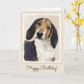 Behandeling van walker Coonhound-schilderijen - Oo Kaart (Gele Bloem)