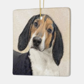 Behandeling van walker Coonhound-schilderijen - Oo Keramisch Ornament (Links)