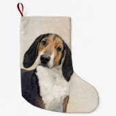 Behandeling van walker Coonhound-schilderijen - Oo Kleine Kerstsok (Voorkant)