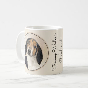 Behandeling van walker Coonhound-schilderijen - Oo Koffiemok