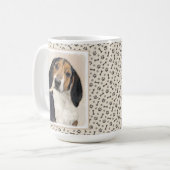 Behandeling van walker Coonhound-schilderijen - Oo Koffiemok (Voorkant links)