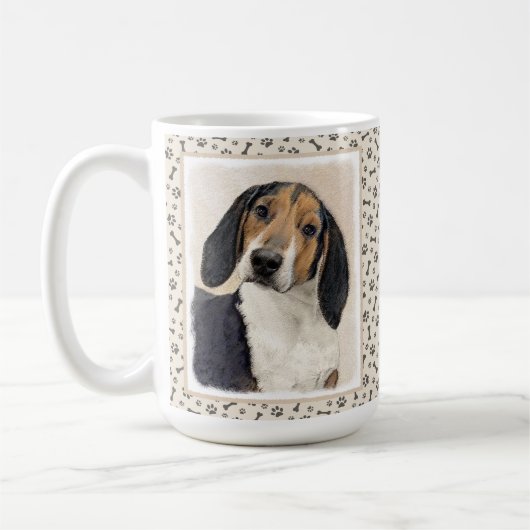 Behandeling van walker Coonhound-schilderijen - Oo Koffiemok (Links)