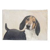 Behandeling van walker Coonhound-schilderijen - Oo Kussensloop (Achterkant)