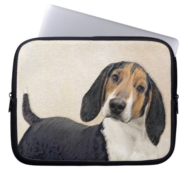 Behandeling van walker Coonhound-schilderijen - Oo Laptop Sleeve (Voorkant)