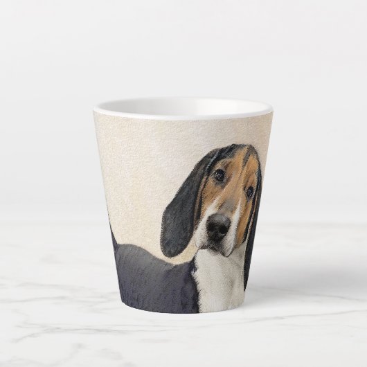 Behandeling van walker Coonhound-schilderijen - Oo Latte Mok (Voorkant)