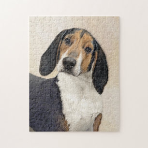 Behandeling van walker Coonhound-schilderijen - Oo Legpuzzel