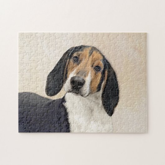 Behandeling van walker Coonhound-schilderijen - Oo Legpuzzel (Horizontaal)