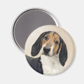Behandeling van walker Coonhound-schilderijen - Oo Magneet (Voorkant / Achterkant)
