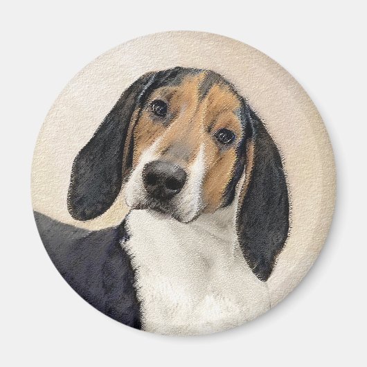 Behandeling van walker Coonhound-schilderijen - Oo Magneet (Voorkant)