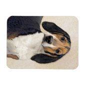 Behandeling van walker Coonhound-schilderijen - Oo Magneet (Horizontaal)