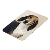 Behandeling van walker Coonhound-schilderijen - Oo Magneet (Linkerzijde)