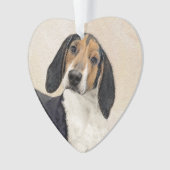 Behandeling van walker Coonhound-schilderijen - Oo Ornament (voorkant)