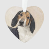 Behandeling van walker Coonhound-schilderijen - Oo Ornament (achterkant)