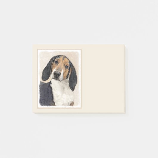 Behandeling van walker Coonhound-schilderijen - Oo Post-it® Notes (Voorkant)