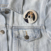 Behandeling van walker Coonhound-schilderijen - Oo Ronde Button 5,7 Cm (In situ)