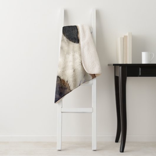 Behandeling van walker Coonhound-schilderijen - Oo Sherpa Deken (In situ)