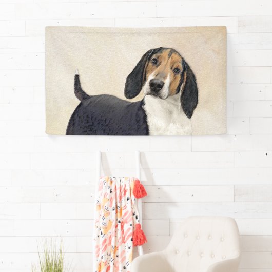 Behandeling van walker Coonhound-schilderijen - Oo Spandoek (Insitu)