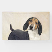 Behandeling van walker Coonhound-schilderijen - Oo Spandoek (Horizontaal)
