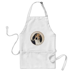 Behandeling van walker Coonhound-schilderijen - Oo Standaard Schort