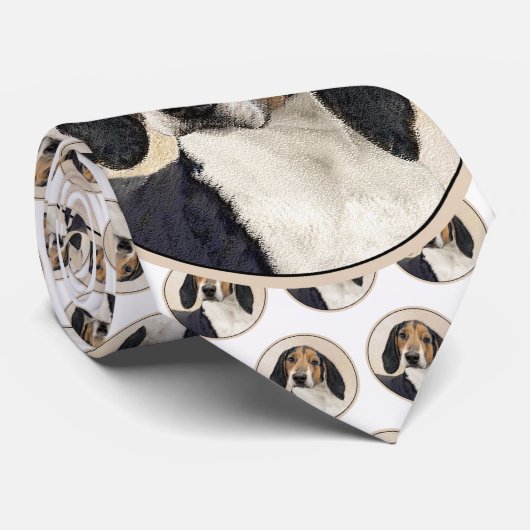 Behandeling van walker Coonhound-schilderijen - Oo Stropdas (Opgerold)