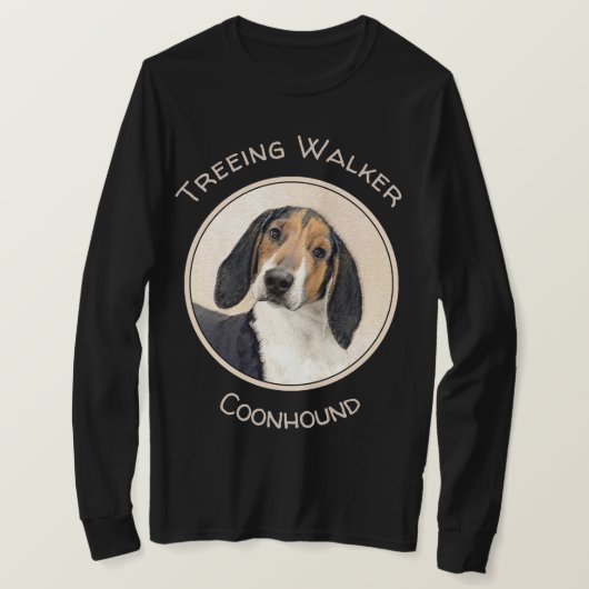 Behandeling van walker Coonhound-schilderijen - Oo T-shirt (Design voorkant)