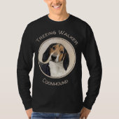 Behandeling van walker Coonhound-schilderijen - Oo T-shirt (Voorkant)