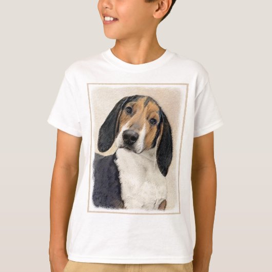 Behandeling van walker Coonhound-schilderijen - Oo T-shirt (Voorkant)