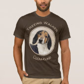 Behandeling van walker Coonhound-schilderijen - Oo T-shirt (Voorkant)