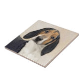Behandeling van walker Coonhound-schilderijen - Oo Tegeltje (Zijkant)