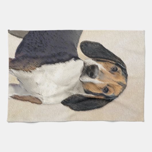 Behandeling van walker Coonhound-schilderijen - Oo Theedoek (Horizontaal)