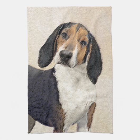 Behandeling van walker Coonhound-schilderijen - Oo Theedoek (Verticaal)