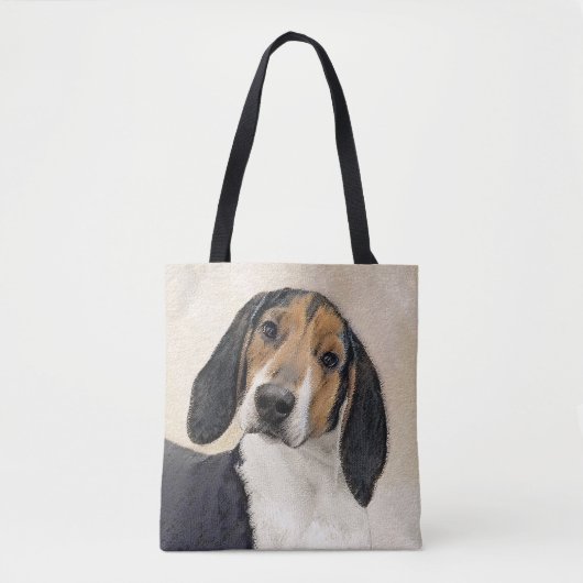 Behandeling van walker Coonhound-schilderijen - Oo Tote Bag (Voorkant)