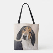Behandeling van walker Coonhound-schilderijen - Oo Tote Bag (Achterkant)