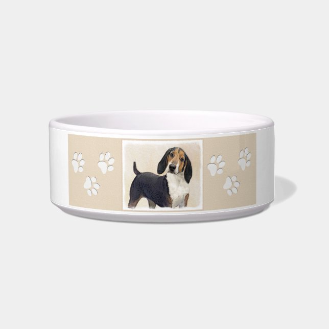 Behandeling van walker Coonhound-schilderijen - Oo Voerbakje (Rechts)