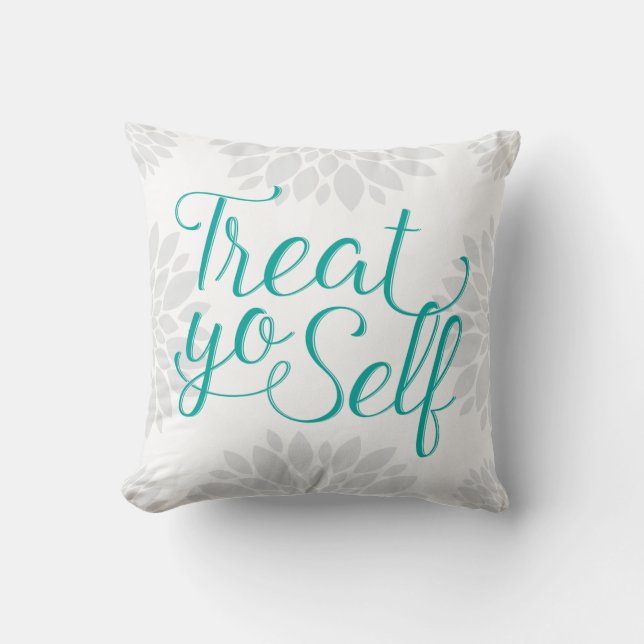 Behandeling van "Yo Self Pillow" Kussen (Voorkant)