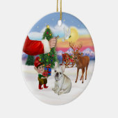 Behandeling voor een Franse Bulldog Keramisch Ornament (Rechts)