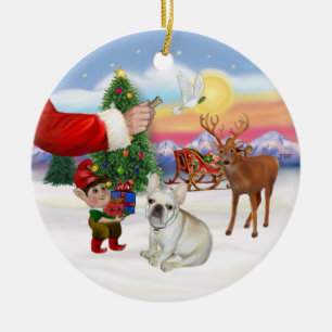 Behandeling voor een Franse Bulldog Keramisch Ornament