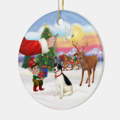 Behandeling voor een Rat Terrier Keramisch Ornament (Links)