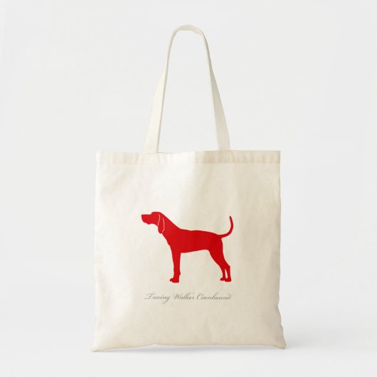 Behandeling Walker Coonhound Canvas tas (rood) (Voorkant)