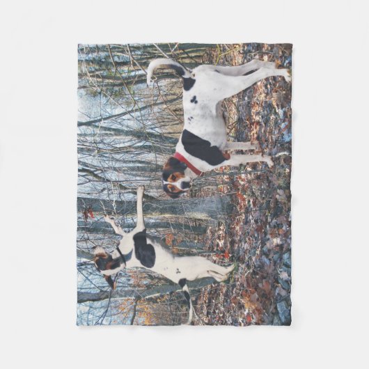 Behandeling Walker Coonhound Dogs Bossen Fleece Bl (Voorkant)