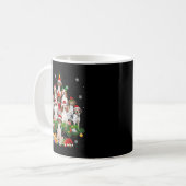 Behandeling Walker Coonhound-kerstboomlampjes Koffiemok (Voorkant links)